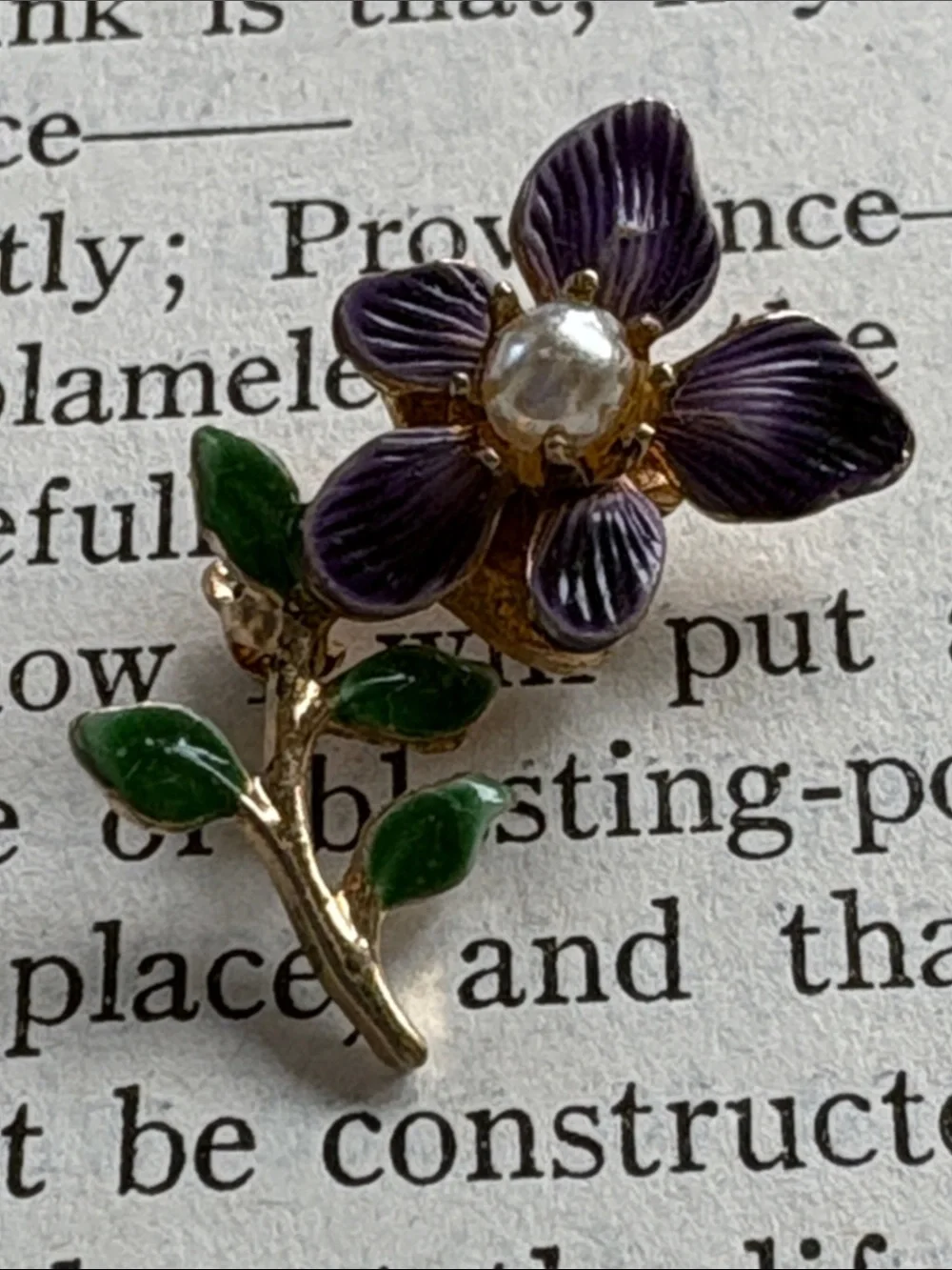 Vintage delicate floral